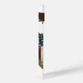 patriottisme, Proud Eagle over Amerikaanse vlag Case-Mate iPhone Case (Achterkant / Rechts)