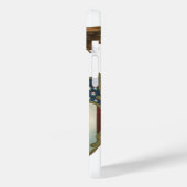  patriottisme, Proud Eagle over Amerikaanse vlag Case-Mate iPhone Case (Achterkant / Links)