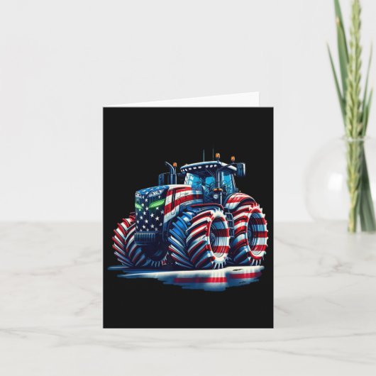 Patriottractor Amerikaanse vlag Kaart (Voorkant)