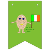 Patritoic Irish Egg Bunting Flags Vlaggetjes (Eerste vlag)