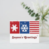 patritoic USA business Groeten Briefkaarten (Staand voorkant)