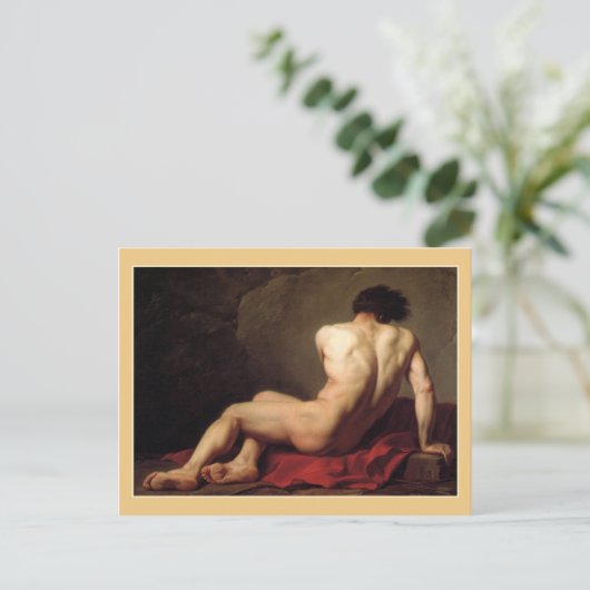 Patroclus door Jacques Louis David Briefkaart (Staand voorkant)