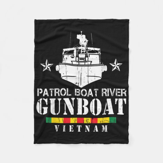 Patrol Boat Fleece Deken (Voorkant)