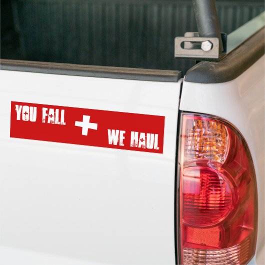 Patrol - "U Herfst, wij trek" Bumpersticker (Op Truck)