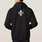 Patrol - White Cross Hoodie (met "Patrol") (Achterkant)