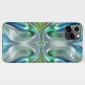 Patrón abstracto de ondas de Agua iPhone Hoesje (Achterkant horizontaal)