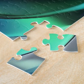 Patrón abstracto de ondas de Agua Legpuzzel (Zijkant)