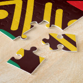 Patrón africano legpuzzel (Zijkant)