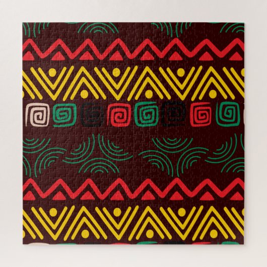 Patrón africano legpuzzel (Verticaal)