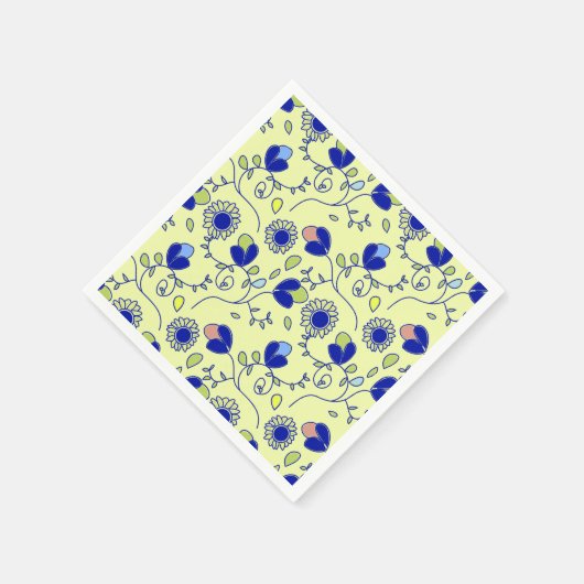 Patrón boho floral servet (Hoek)