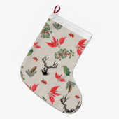 Patrón botánico de Navidad Grote Kerstsok (Voorkant (Hangend))