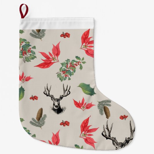 Patrón botánico de Navidad Grote Kerstsok (Voorkant)