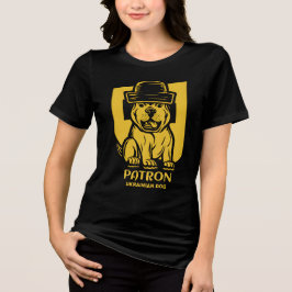 Patron de Oekraïense hond - Bold Graphic Women's Tri-Blend Shirt