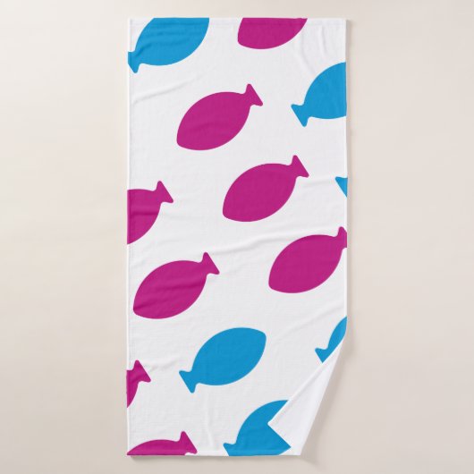 Patrón de peces de colores badhanddoek (Badhanddoek)