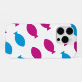 Patrón de peces de colores iPhone hoesje (Achterkant horizontaal)
