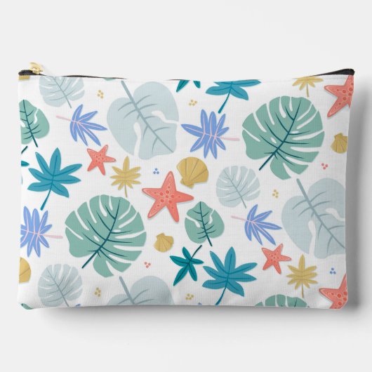 Patrón de verano con hojas tropicales etui (Voorkant)