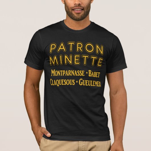 Patron-Minette T-shirt (Voorkant)