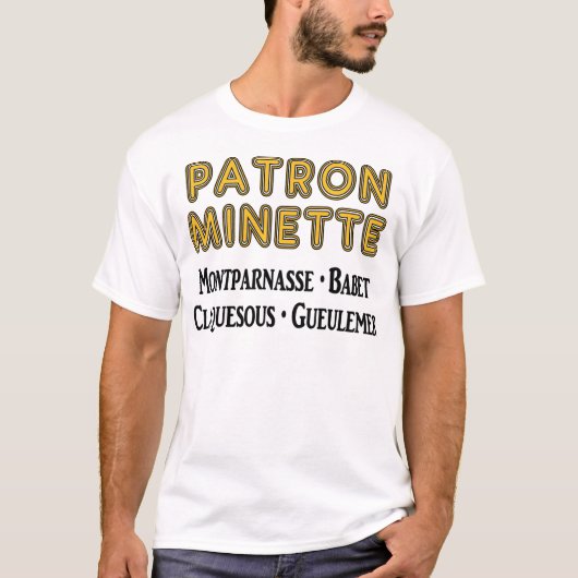 Patron-Minette T-shirt (Voorkant)