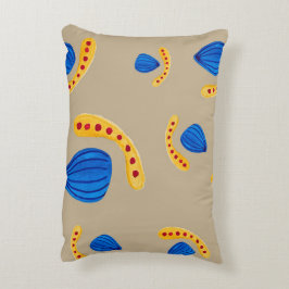 Patrón pintado a mano boho tono tierra accent kussen