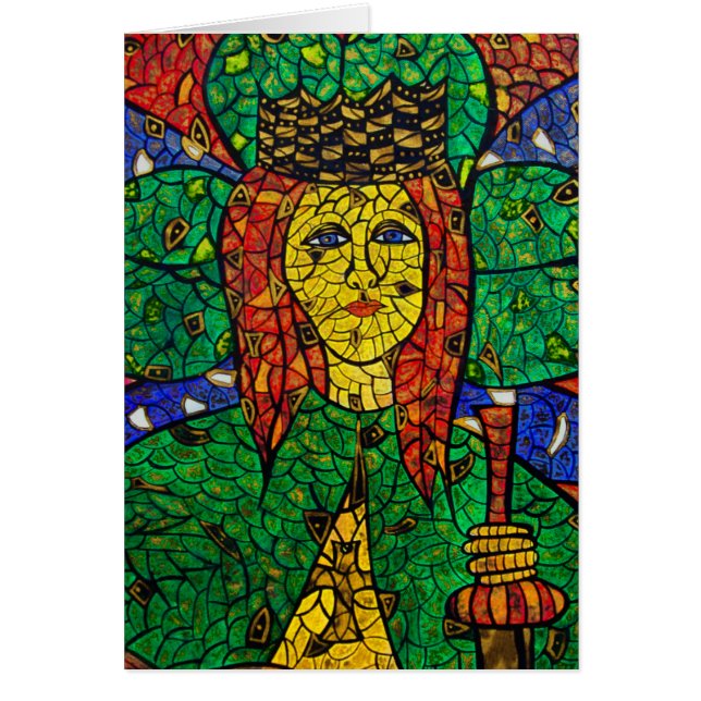 Patron Saint-Depressie en angst St-Dymfna (Voorkant)