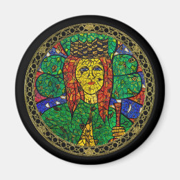 Patron Saint-Depressie en angst St-Dymfna Magneet