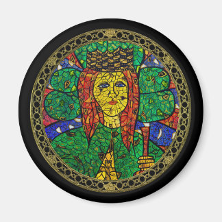 Patron Saint-Depressie en angst St-Dymfna Magneet