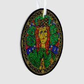 Patron Saint-Depressie en angst St-Dymfna Ornament (voorkant)