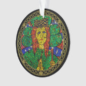 Patron Saint-Depressie en angst St-Dymfna Ornament (voorkant)