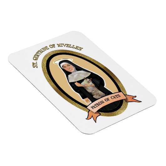 Patron Saint of Cats magneet voor de koelkast (Rechterzijde)