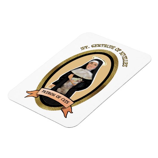 Patron Saint of Cats magneet voor de koelkast (Linkerzijde)