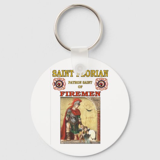PATRON SAINT OF FIREMEN SLEUTELHANGER (Voorkant)