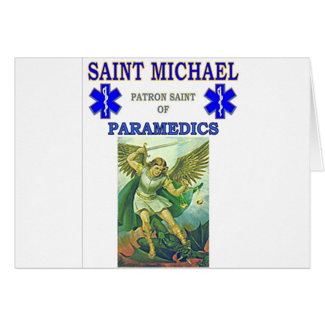 PATRON SAINT OF PARAMEDICS (Voorkant Horizontaal)