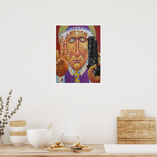 Patron Saint of Pistool Control Poster (Keuken)