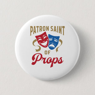 Patron Saint Props Stage Crew Stagehand Ronde Button 5,7 Cm