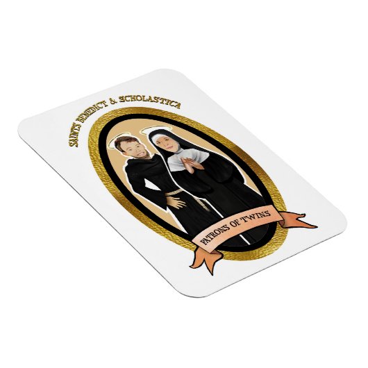 Patron Saints of Twins Icon Magnet Magneet (Rechterzijde)