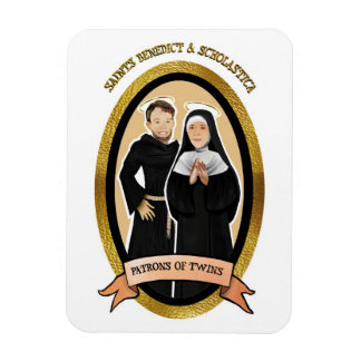 Patron Saints of Twins Icon Magnet Magneet
