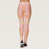 patronen bladeren leggings (Achterkant)