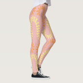 patronen bladeren leggings (Rechts)