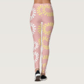 patronen bladeren leggings (Achterkant)