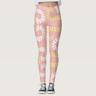 patronen bladeren leggings