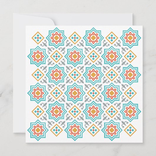 Patronen & Clipart Collectie | Naadloze Decoratiev Kaart (Voorkant)