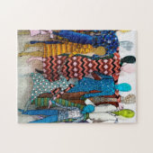 Patronen dansen barefoot legpuzzel (Horizontaal)