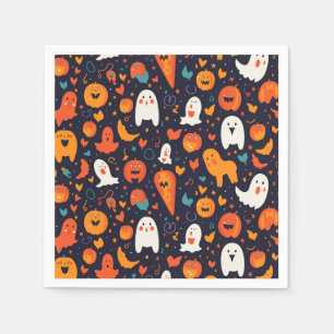 Patronen die de charme van Halloween vangen Servet