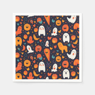Patronen die de charme van Halloween vangen Servet