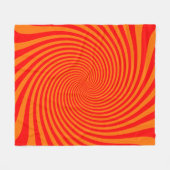 Patronen en grafische weergave van partijgeest fleece deken (Voorkant (Horizontaal))