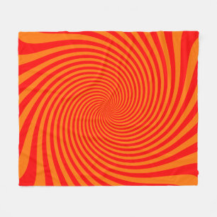 Patronen en grafische weergave van partijgeest fleece deken