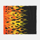 Patronen en grafische weergave van partijgeest fleece deken (Voorkant (Horizontaal))