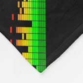 Patronen en grafische weergave van partijgeest fleece deken (Hoek)