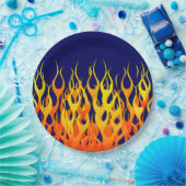 Patronen en grafische weergave van partijgeest papieren bordje (Feest)