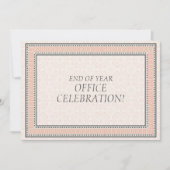 Patronen en grenzen 1 - Bedrijfs partijuitnodiging Kaart (Voorkant)